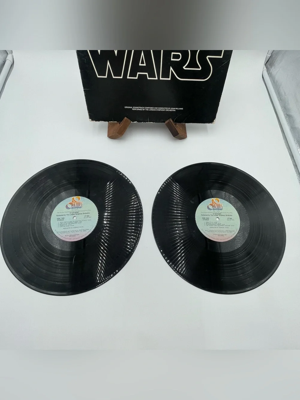 STAR WARS Original Soundtrack - 2Lp 12” Vinyl Album (1977) 20th Century 2T541